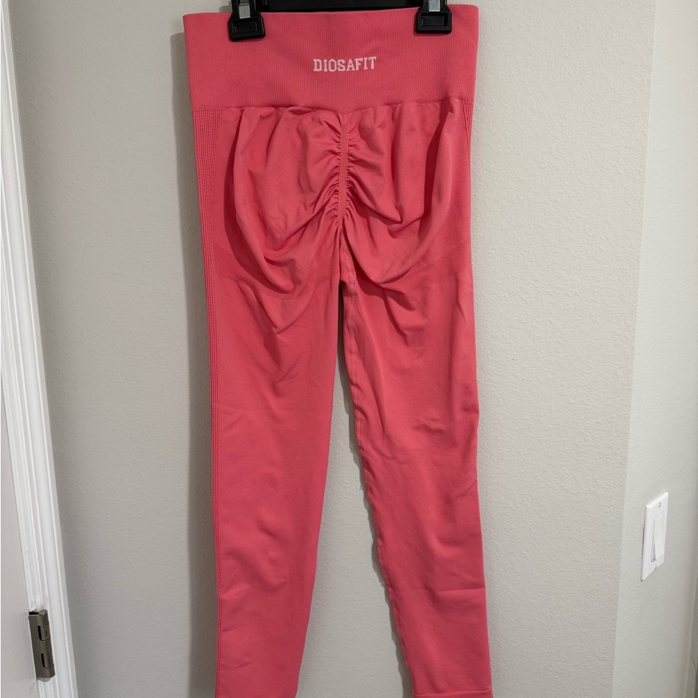 Diosafit Pink High-Waisted Leggings